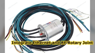 ผสานรวมสัญญาณอีเทอร์เน็ตและข้อต่อแบบหมุน RF