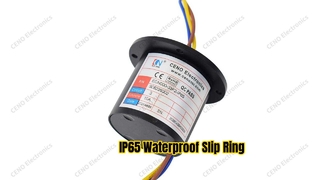 แหวนสลิปกันน้ำ IP65 สำหรับอุปกรณ์หมุนกลางแจ้ง