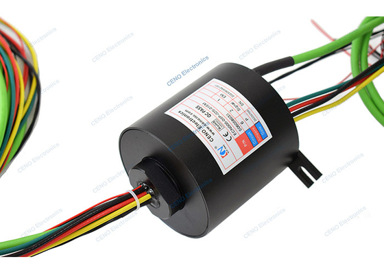 PROFINET Ethernet Slip Ring พร้อมตัวหมุนสัญญาณ RS232 สำหรับระบบอัตโนมัติ