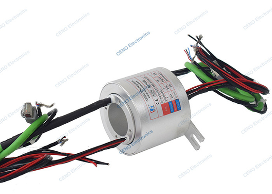 อุณหภูมิต่ํา 100m Ethernet Rotary Joint อลูมิเนียมสลัด