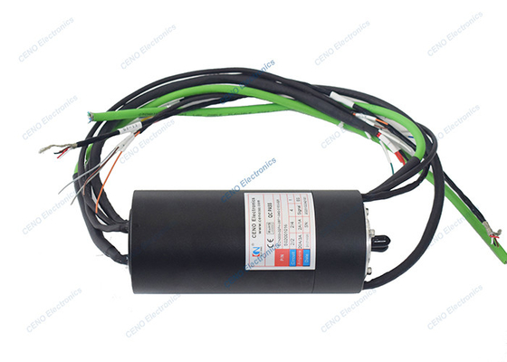 อุณหภูมิต่ํา รวม RF Rotary Joint Slip Ring กับสัญญาณ Ethernet 1000M