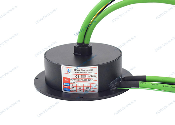 เครื่องสะสมแหวนสลิปพานเค้ก Ethernet 100M อุณหภูมิต่ําด้วย IP51 & 300RPM