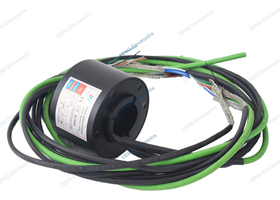 ผ่านแหวนสลิปหลุมด้วยสัญญาณ RS422 & 100M Ethernet ในอุณหภูมิต่ํา