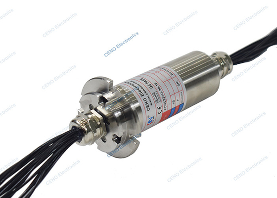16 ช่องทาง SM MM สายไฟเบอร์ออปติก Rotary Joint กับ FORJs Slip Ring สําหรับแอนเทนนา