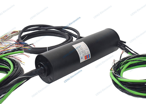 1000M Gigabit Ethernet Slip Ring กับ RS485 สําหรับหุ่นยนต์อัตโนมัติอุตสาหกรรม