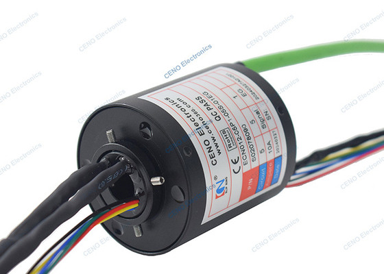 แหวนสลิปอุณหภูมิต่ําที่มีสัญญาณ Gigabit Ethernet และผ่านการเจาะ