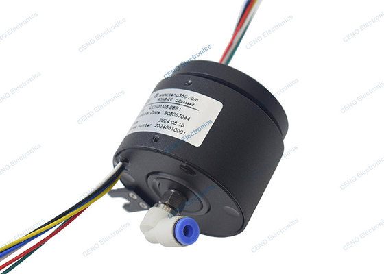 1 ช่องอากาศ M6*1.0 & Ø4mm ท่อรวม Pneumatic ไฮดรอลิก Rotary Union