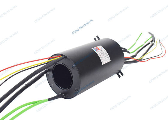 2 ช่องทาง Gigabit Ethernet สัญญาณ Slip แหวนกับผ่านรู 70 มม