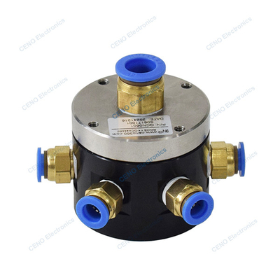 6 ช่องทางอากาศก๊าซปนิวเมติกวงแหวนสลิปสหพันธ์หมุนกับความดัน -100KPa ~ 0.8MPa