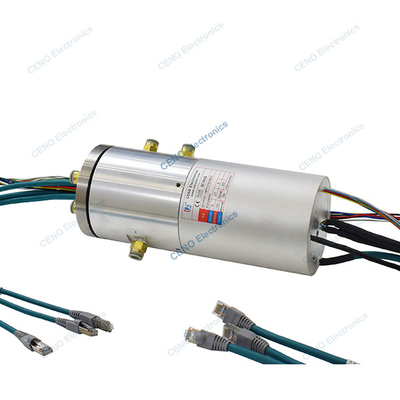 การบูรณาการ Pneumatic ไฮดรอลิกสหภาพหมุนกับพลังงาน Encoder & สัญญาณเอเธอร์เน็ต