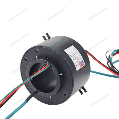 ผ่านวงแหวนสลิป bore รวมพลังงานไฟฟ้ากับสัญญาณ Ethernet สําหรับอุตสาหกรรม