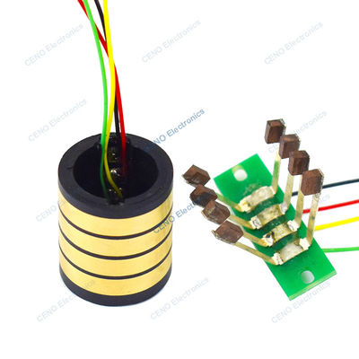 แหวนสลิปแยกแยกกับสองสไตล์ครึ่งและแยกสัญญาณไฟฟ้า Rotary Joint