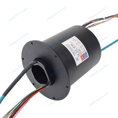 รวมวงแหวนลื่นไฟฟ้าอีเธอร์เน็ตและ RF เข้ากับ Rotary Union ความถี่วิทยุ