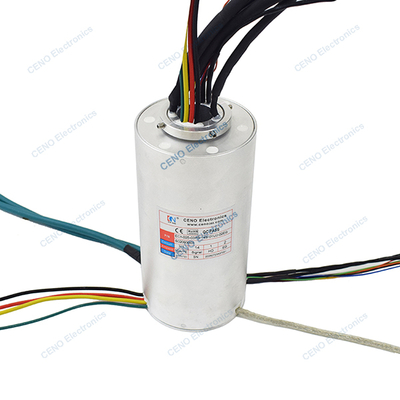 วงแหวนลื่นกันน้ำอุณหภูมิต่ำ พร้อมไฟฟ้า อีเธอร์เน็ต USB และ RS232