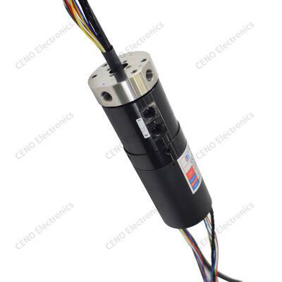 Pneumatic-Electric Slip Ring for 360° twist-free rotation