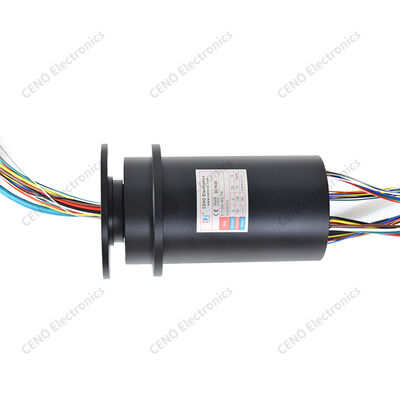 Multi-Channel Slip Ring with 46 Isolated Circuits for Power and Signal Transfer