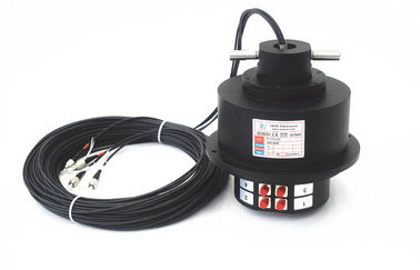 FC Connector IP65 50rpm SM MM Fiber Optic Rotary Joint