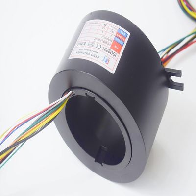 ผ่าน Bore 80mm Slip Ring Rotary Joint สำหรับโครงการทางทหาร