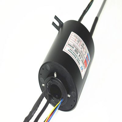 25.4mm Gigabit Ethernet Hollow Shaft Rotary Joint สำหรับ Motion Simulator