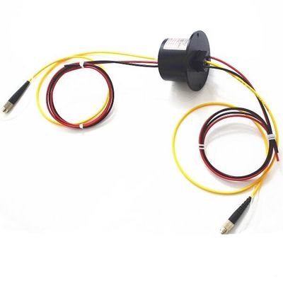 อลูมิเนียมอัลลอยด์ 1310Nm 1550 Nm ข้อต่อโรตารี่ไฟเบอร์ออปติกพร้อมขั้วต่อ SM