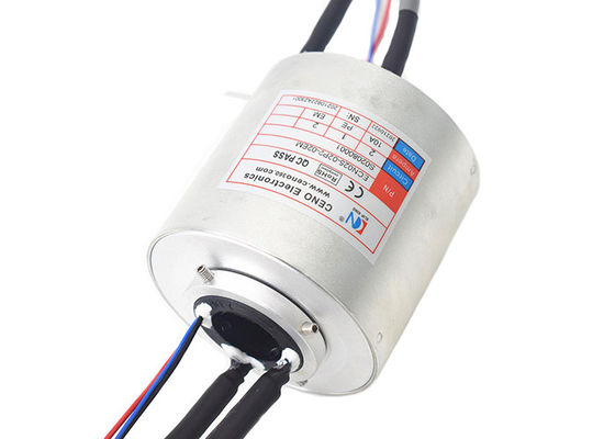 100Mbps Ethernet Slip Rings วัสดุสัมผัสโลหะมีค่าเสียงรบกวนต่ำ